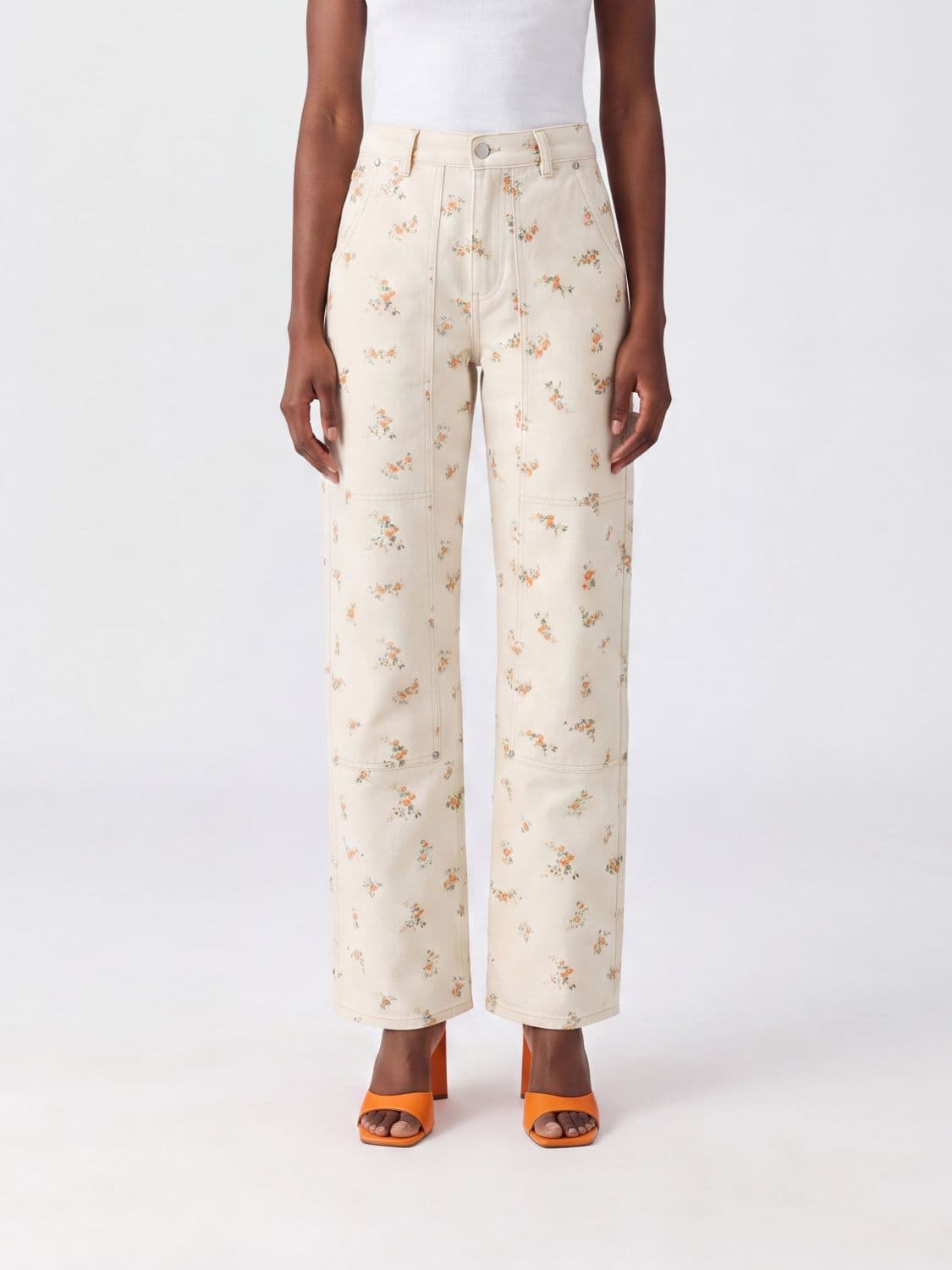 Msgm Pants Woman color White