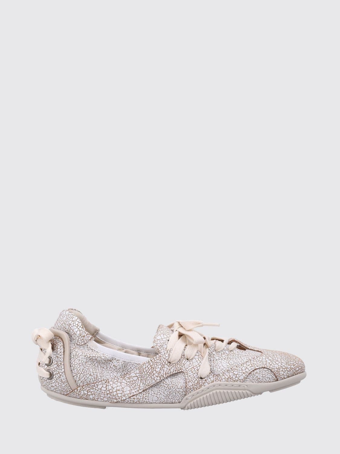 Acne Studios Cracked Leather Ballerinas