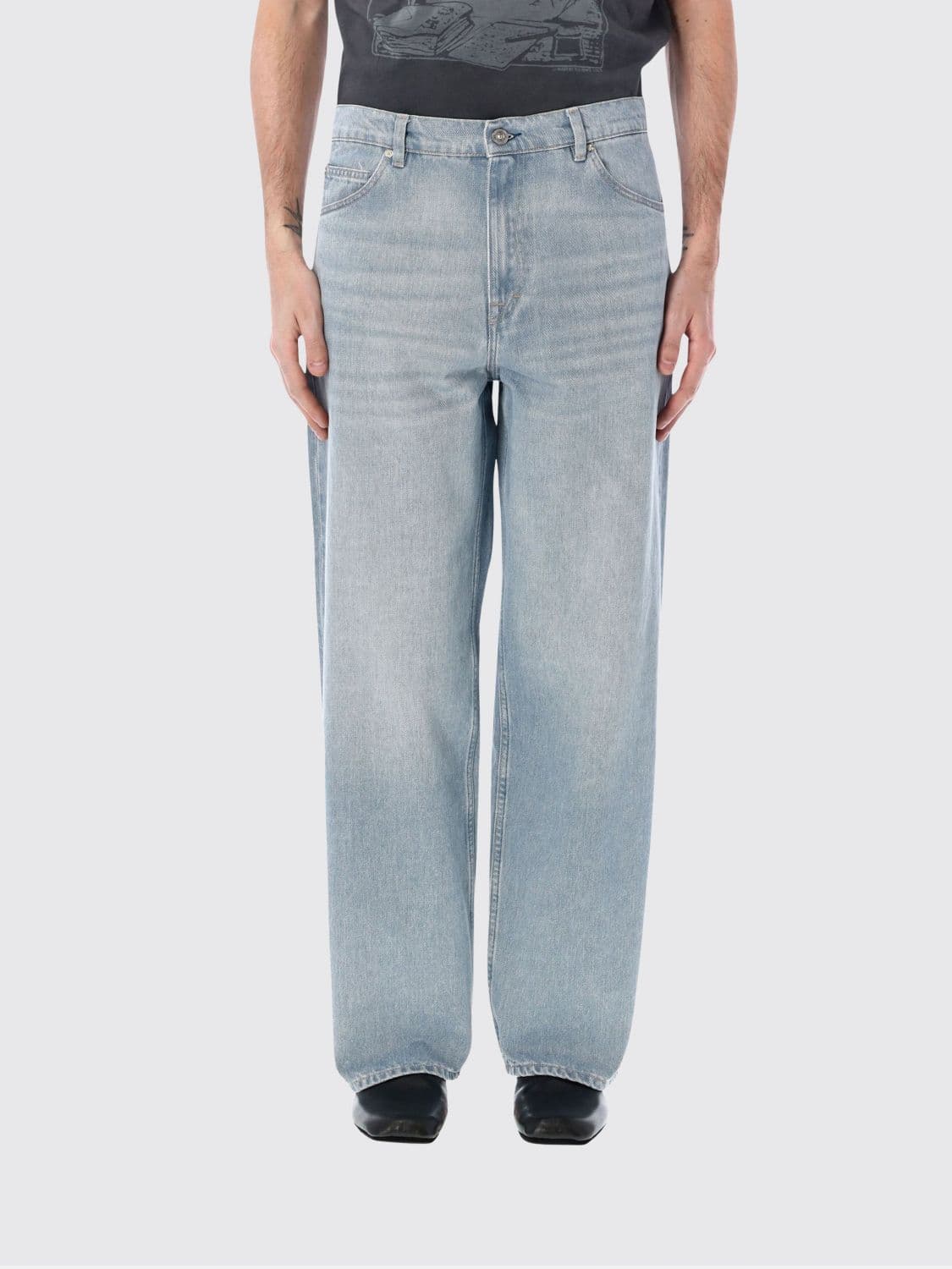 Our Legacy Our Vast Cut Cotton Denim Jeans