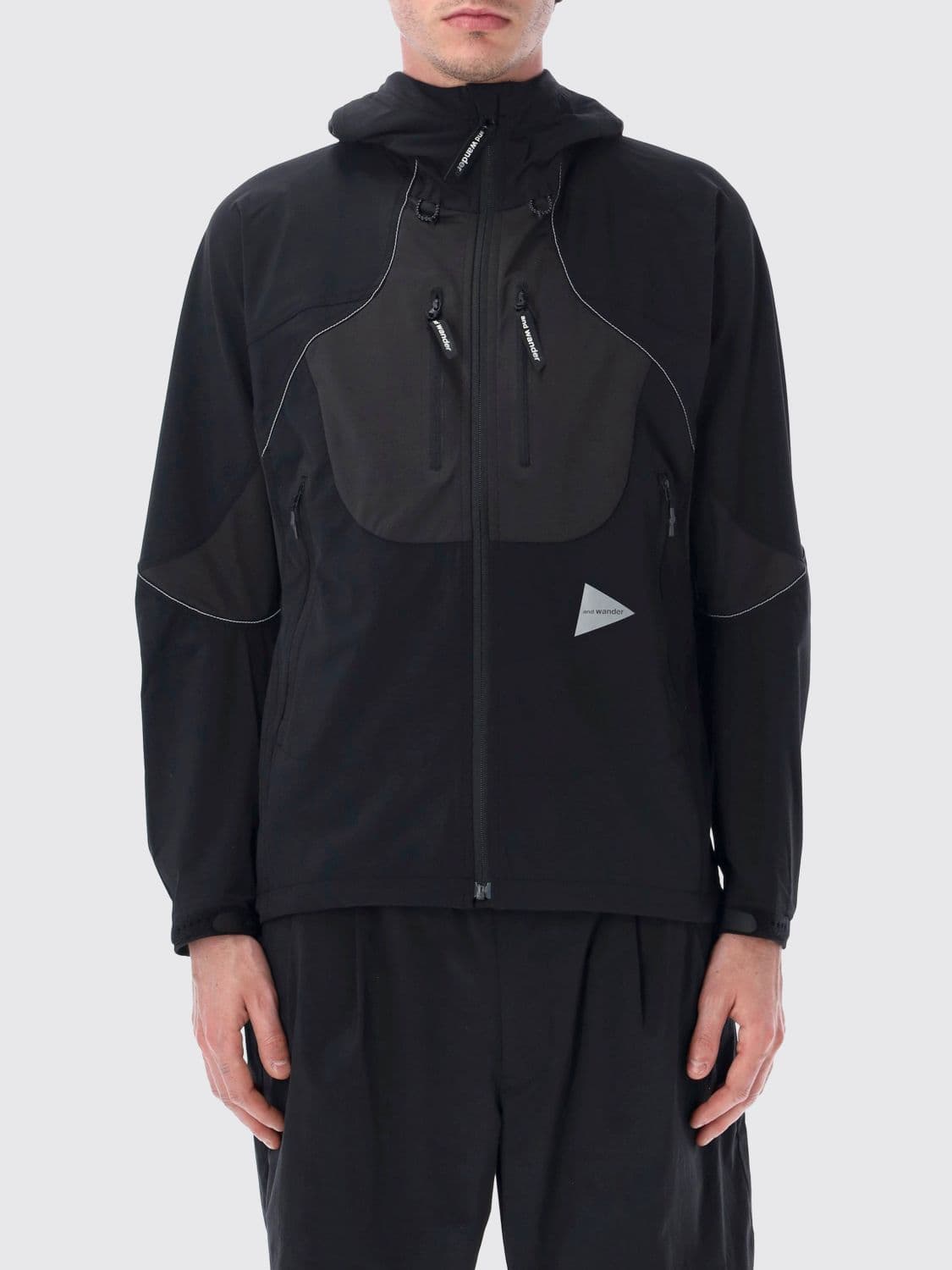 And Wander Ripstop Nylon Hooded Jacket