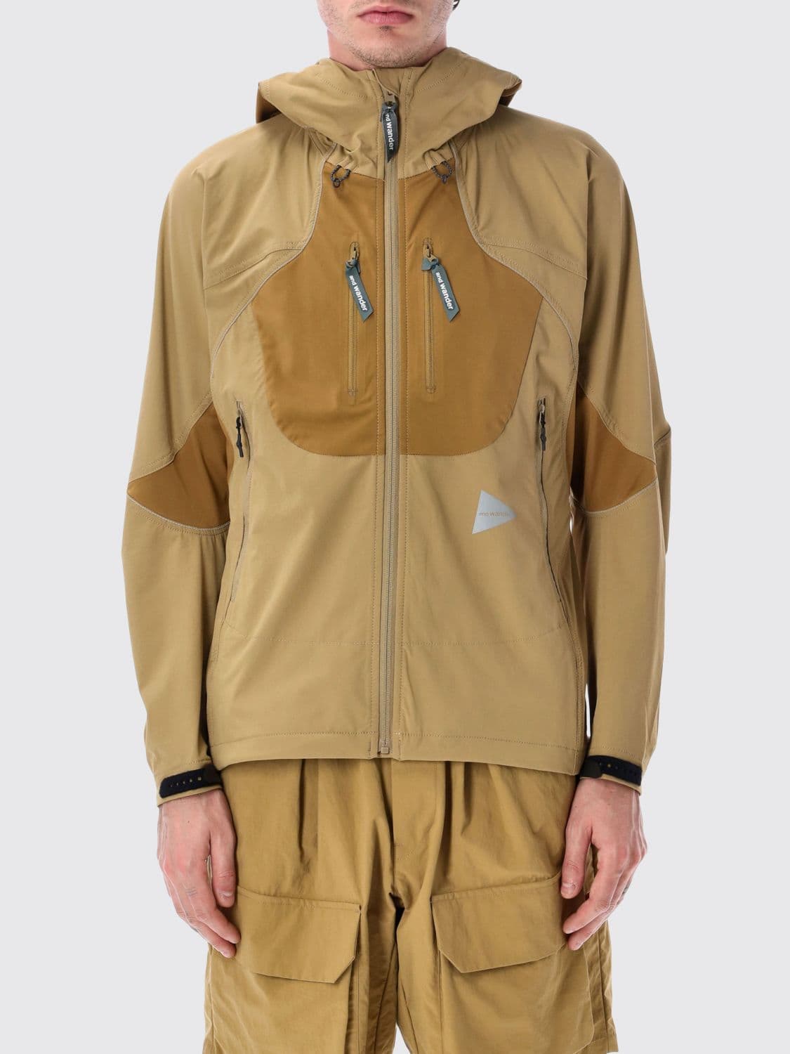 And Wander Ripstop Nylon Hooded Jacket