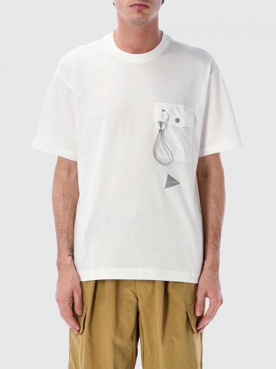And Wander Cotton Blend T-shirt with Pocket