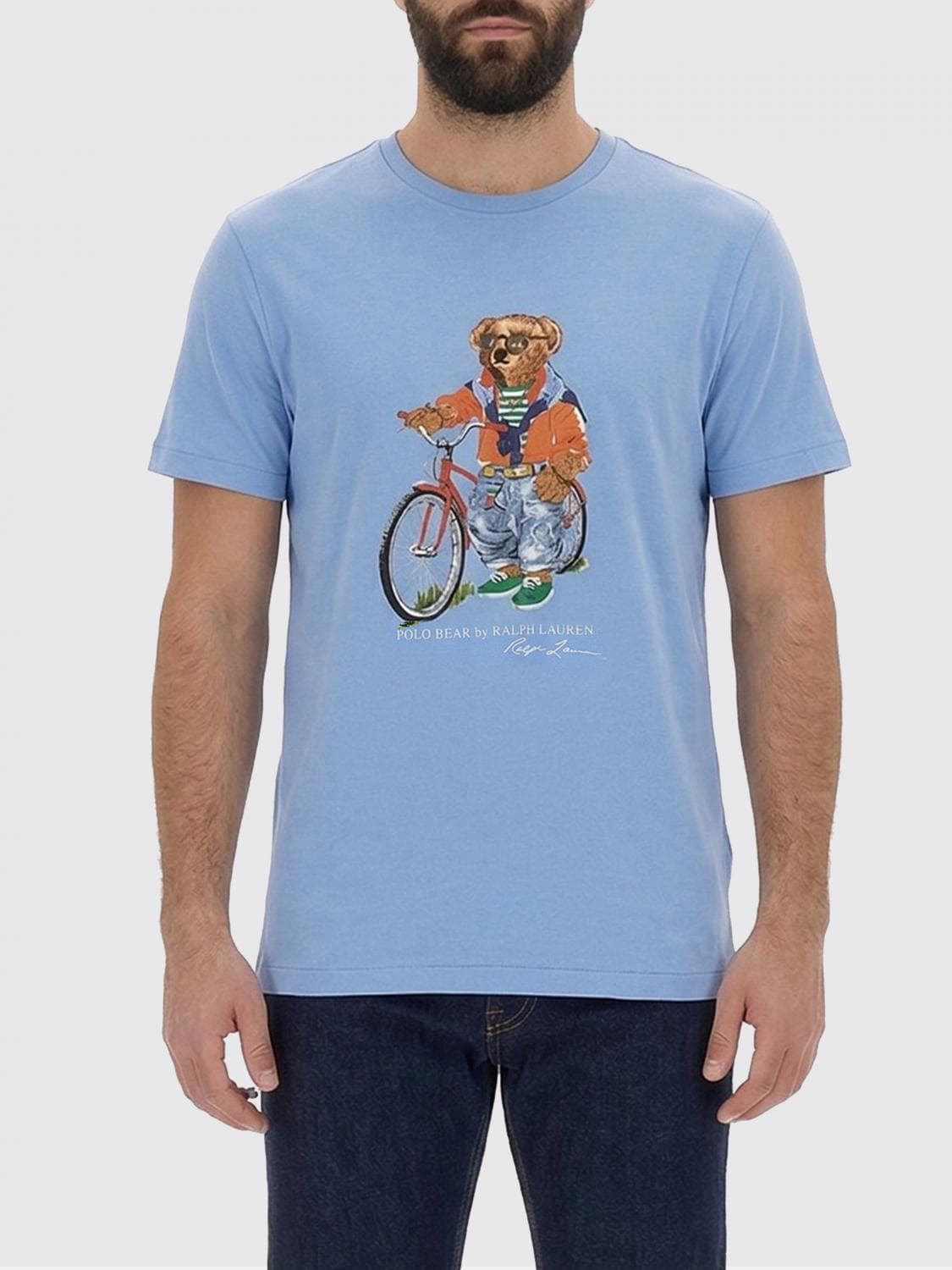 Polo Ralph Lauren Cotton T-shirt with Bear Print