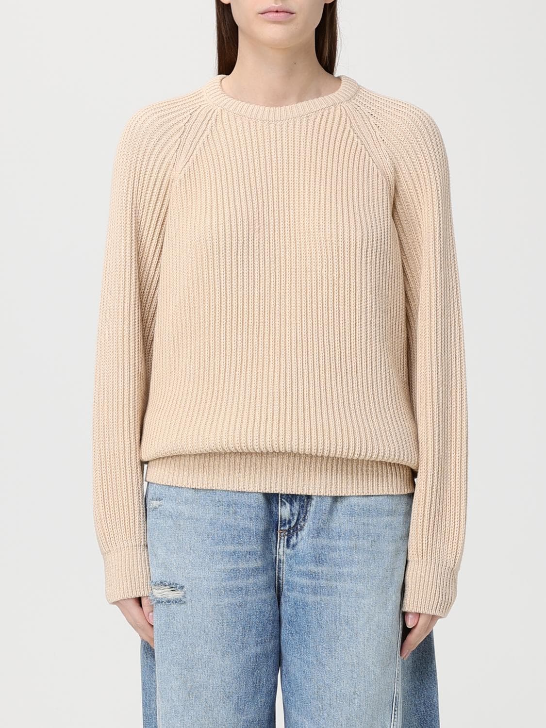 Saint Laurent Cotton Crew Neck Pullover