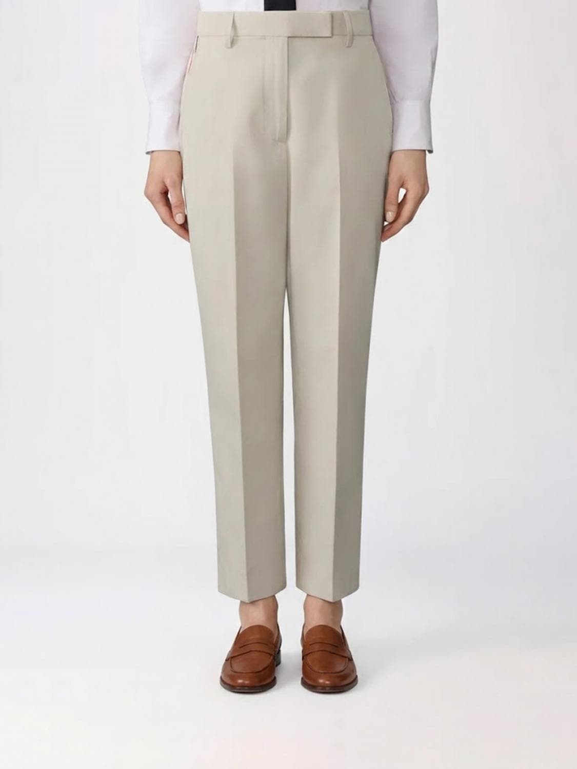 Thom Browne Cotton Tailored Trousers