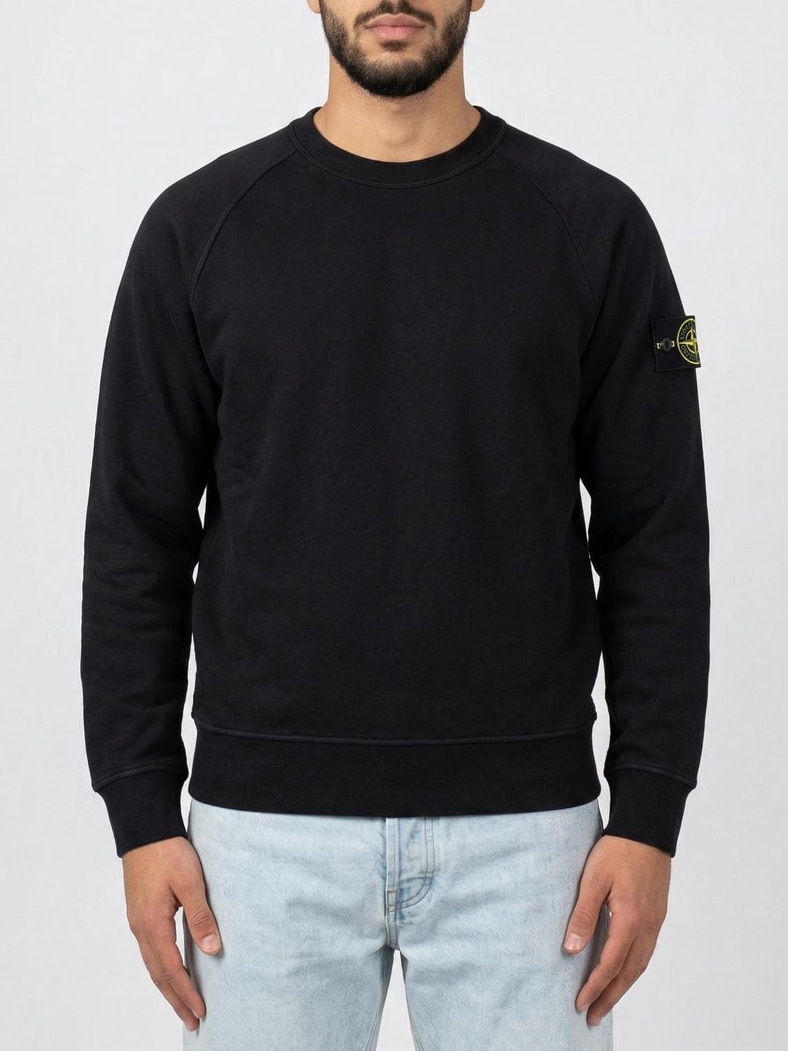 Stone Island Cotton Crew Neck Sweatshirt