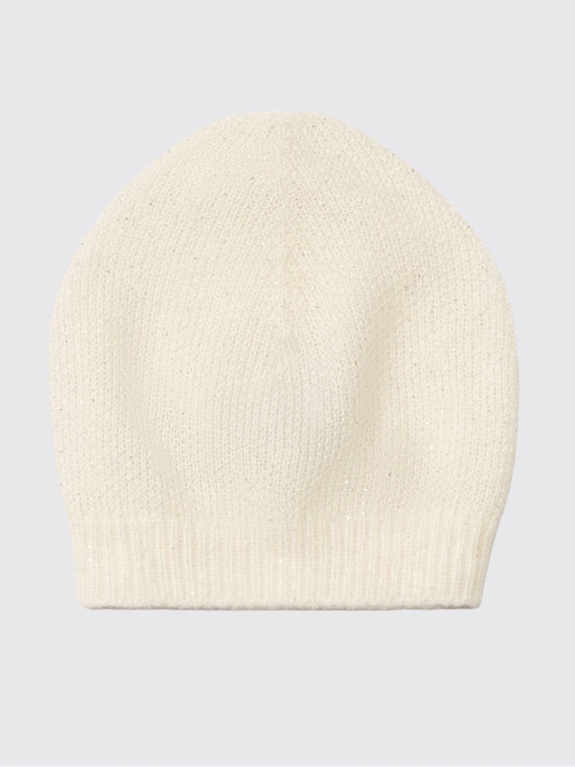 Fabiana Filippi Wool Blend Beanie Hat with Sequins