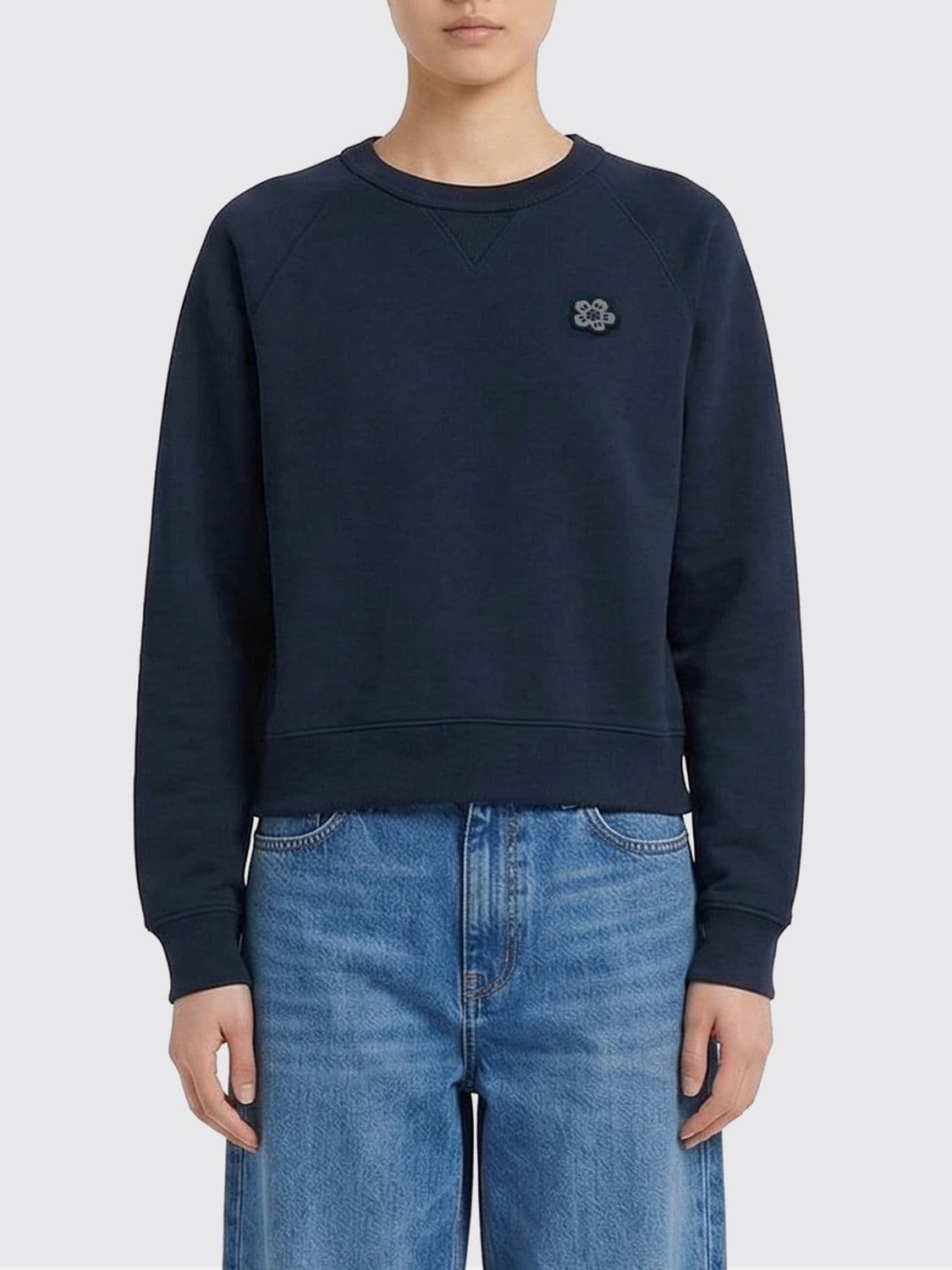 Kenzo Cotton Crew Neck Sweatshirt · XS