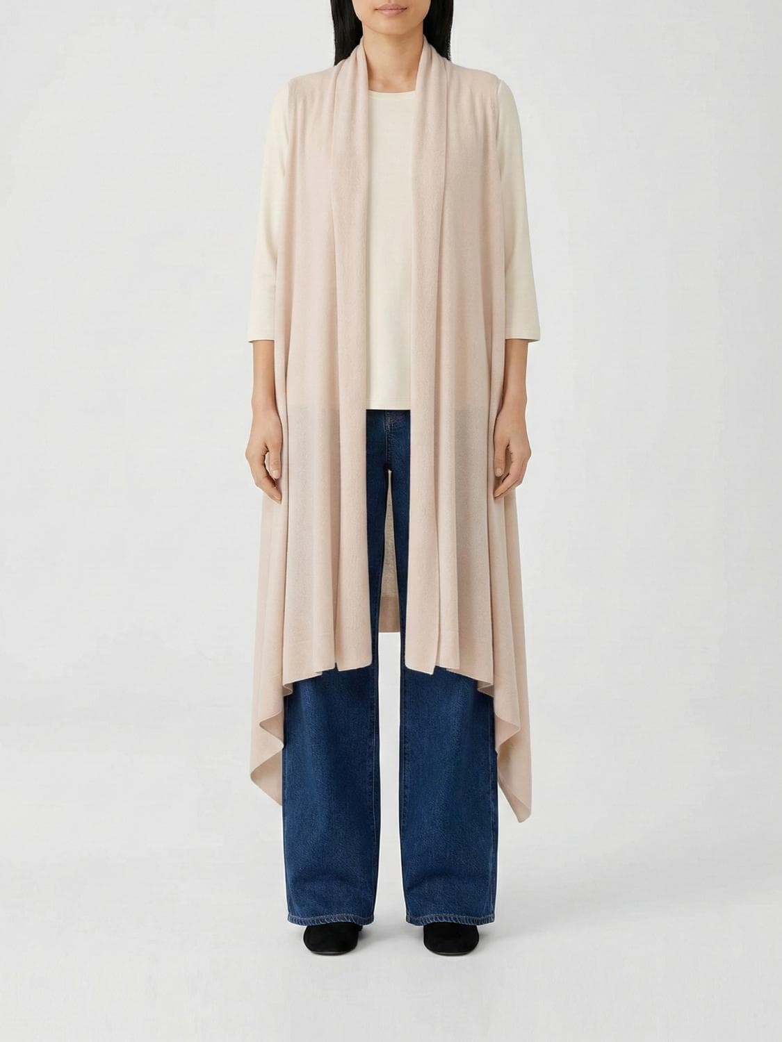Sa Su Phi Long Cashmere and Silk Vest