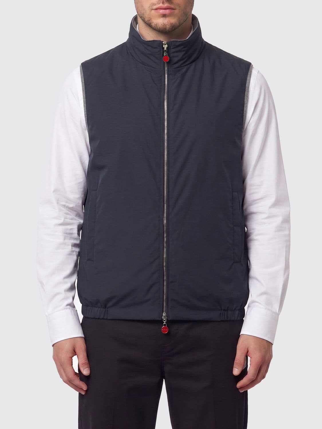 Kiton Reversible Nylon Vest · 54