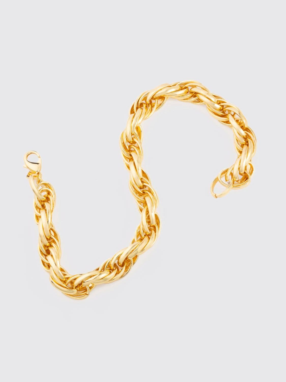 Federica Tosi Rose Chromed Bronze Necklace · OS