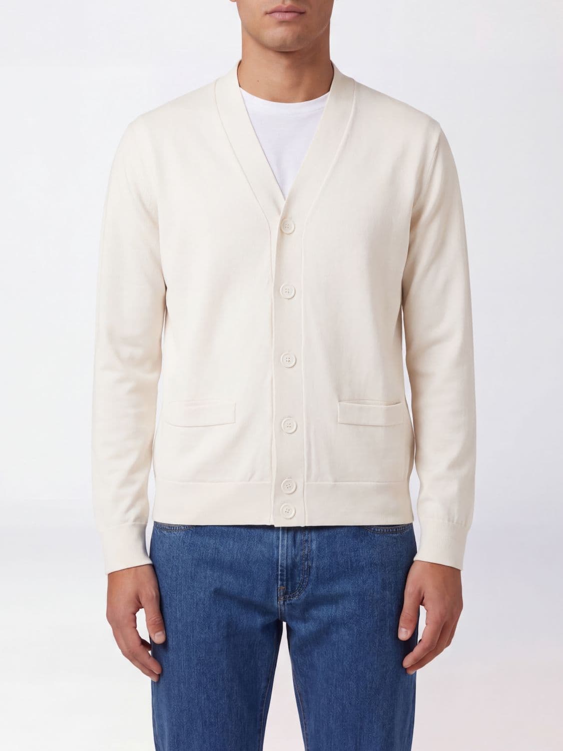 Aspesi Basic Cotton Cardigan · XL