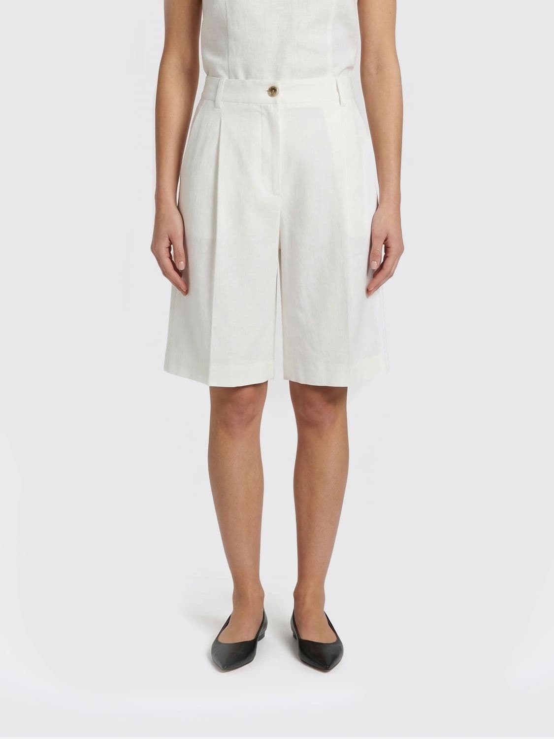 Pinko Viscose Blend Shorts · 40