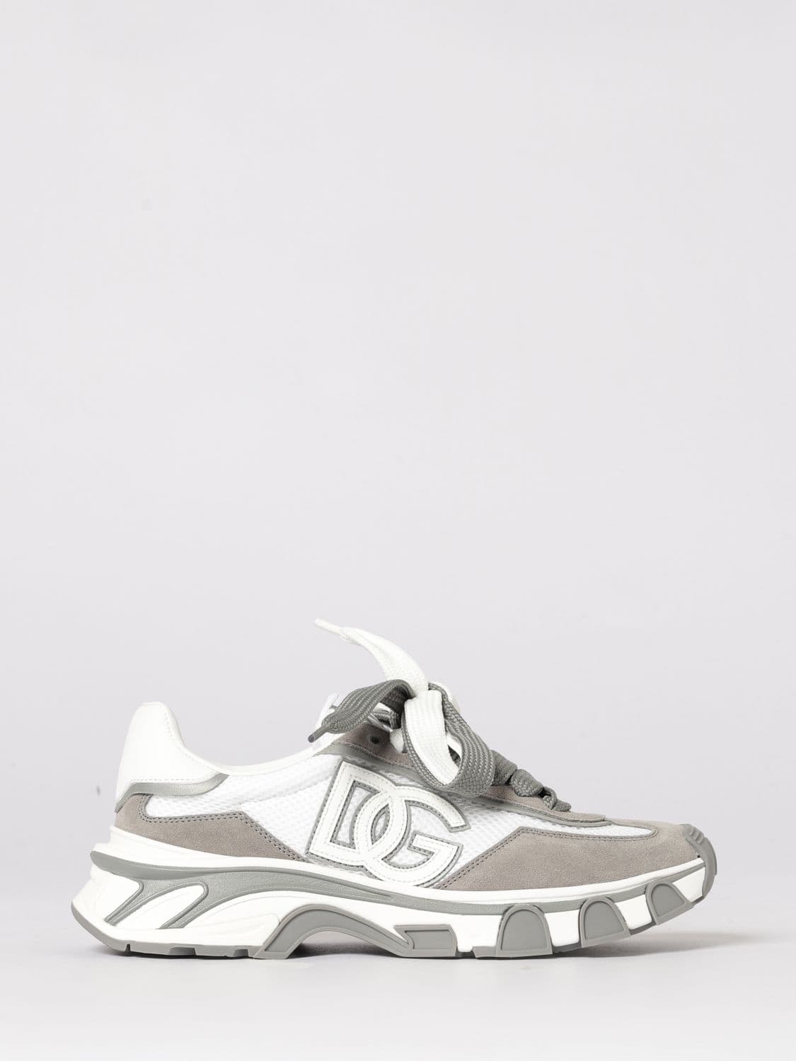 Dolce & Gabbana DG Country Road Suede And Mesh Sneakers