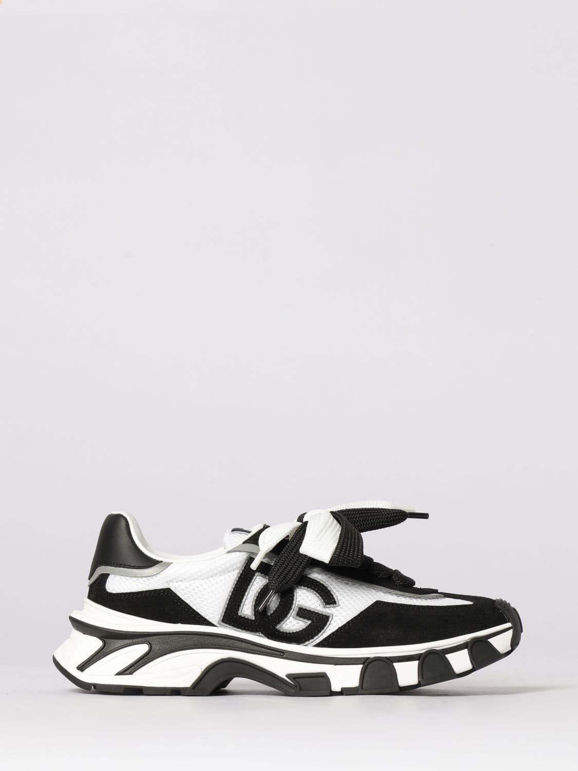 Dolce & Gabbana DG Country Road Suede And Mesh Sneakers