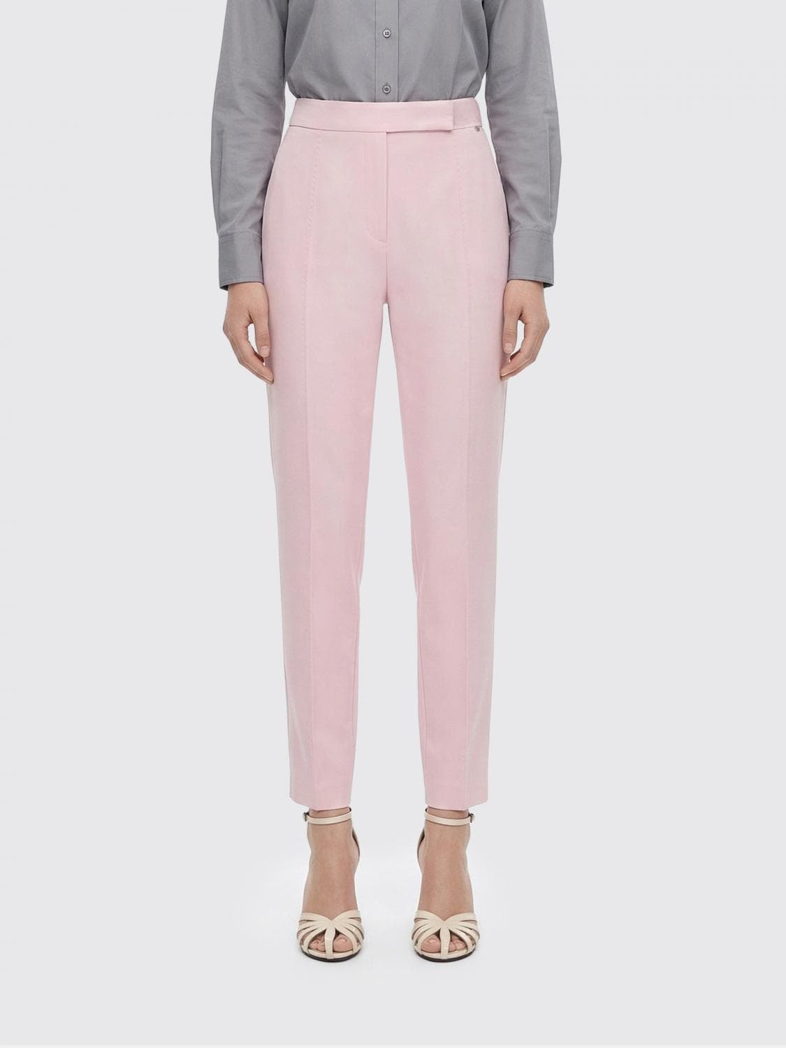 Nissa Crepe Cropped Trousers