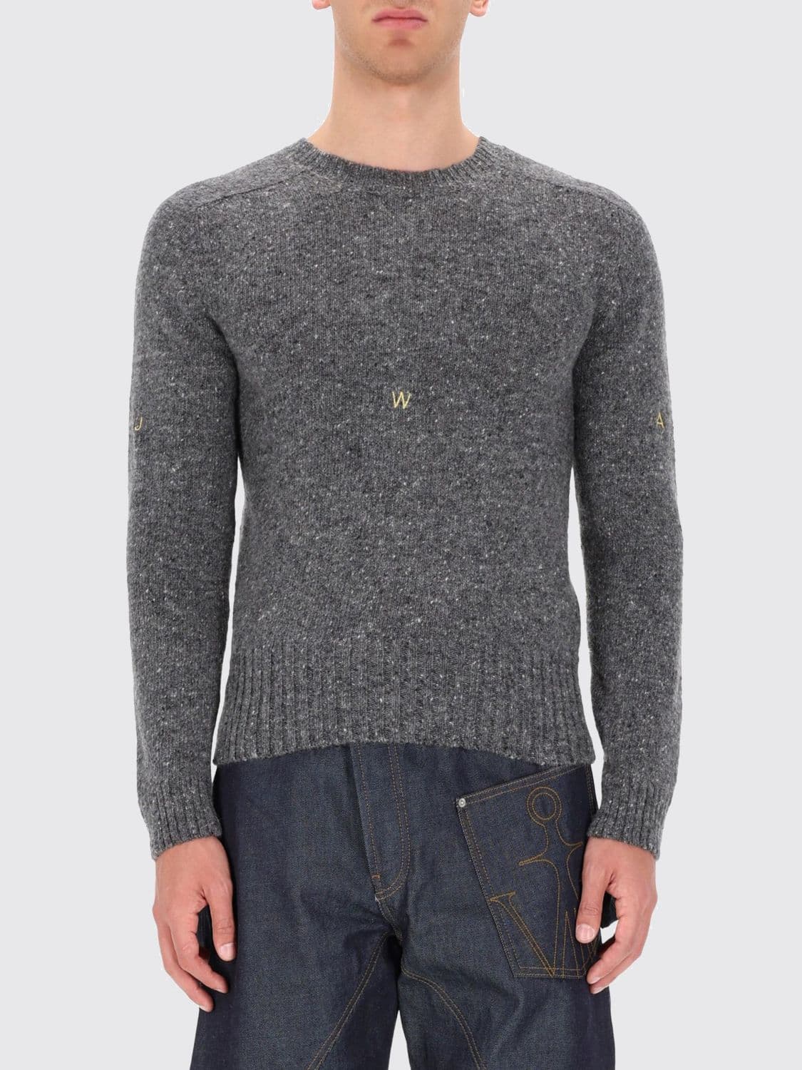 Jw Anderson Wool Crew Neck Knit