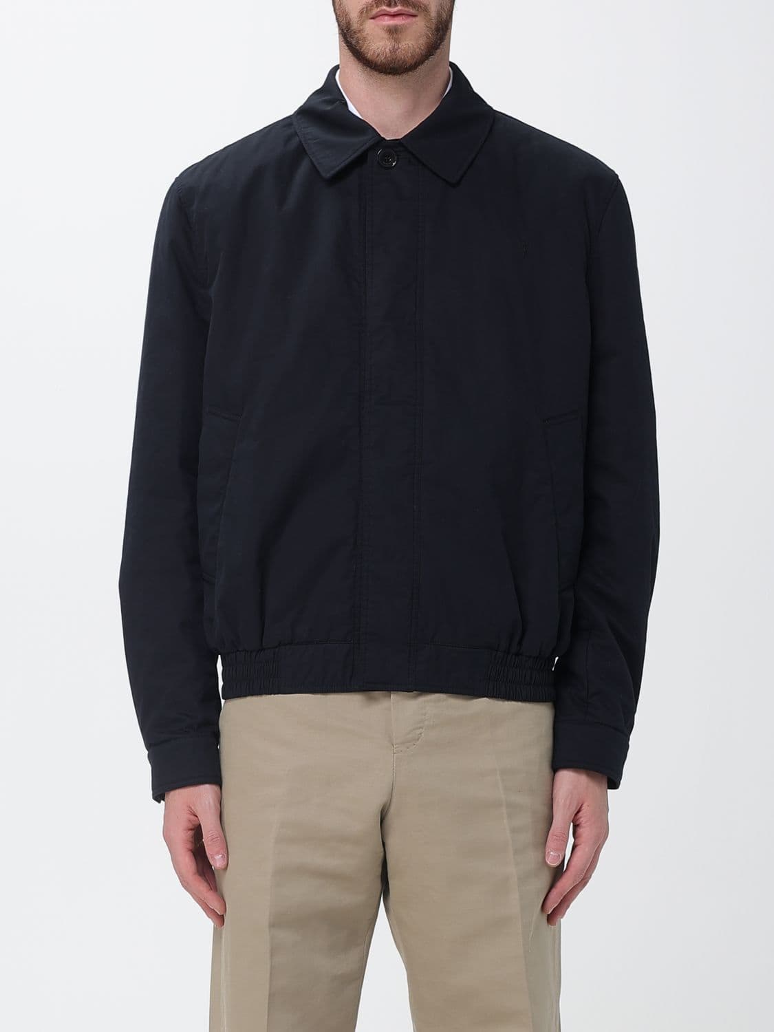 Saint Laurent Cassandre Cotton Overshirt