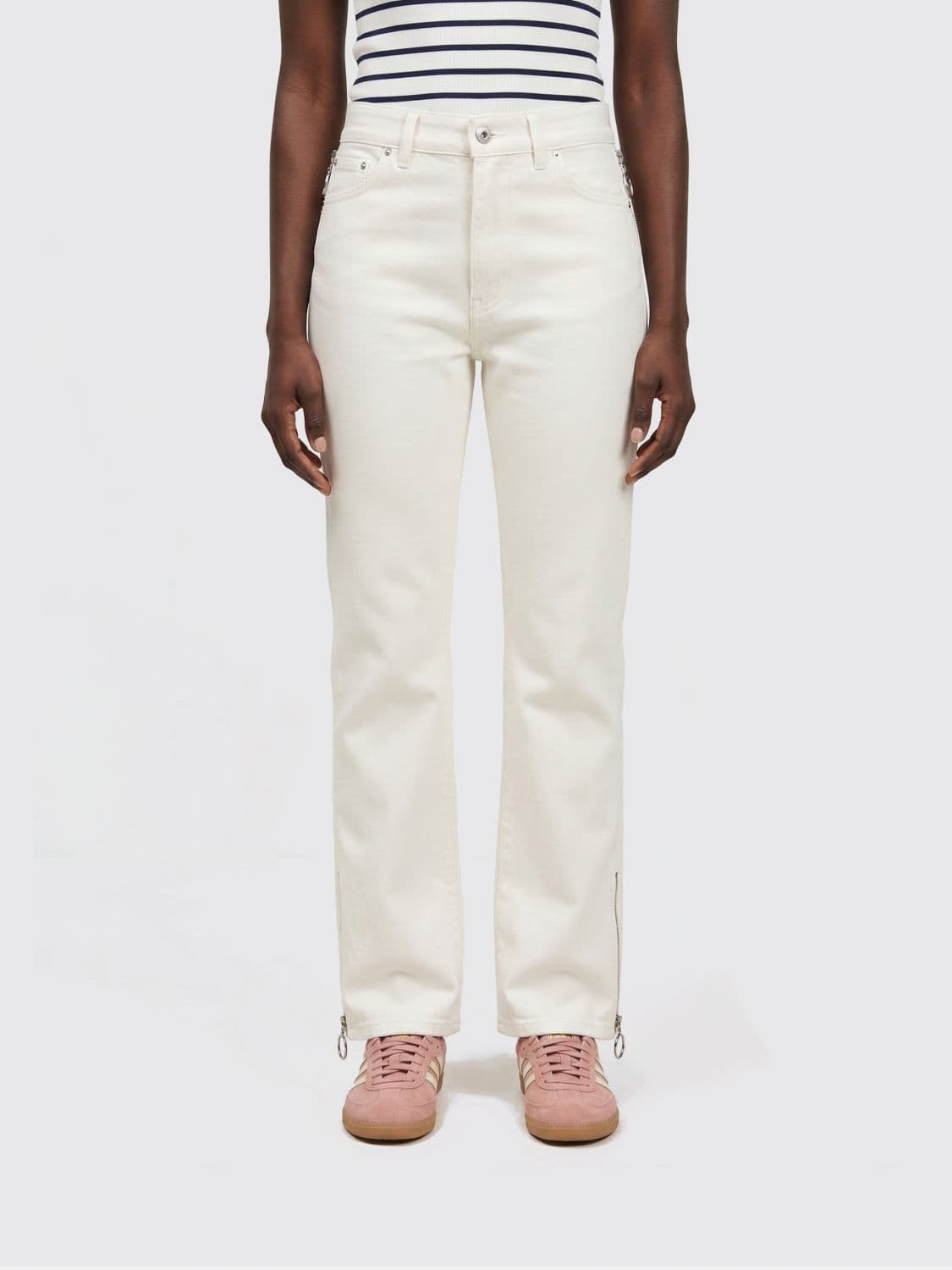 Rabanne Straight Cotton Denim Jeans