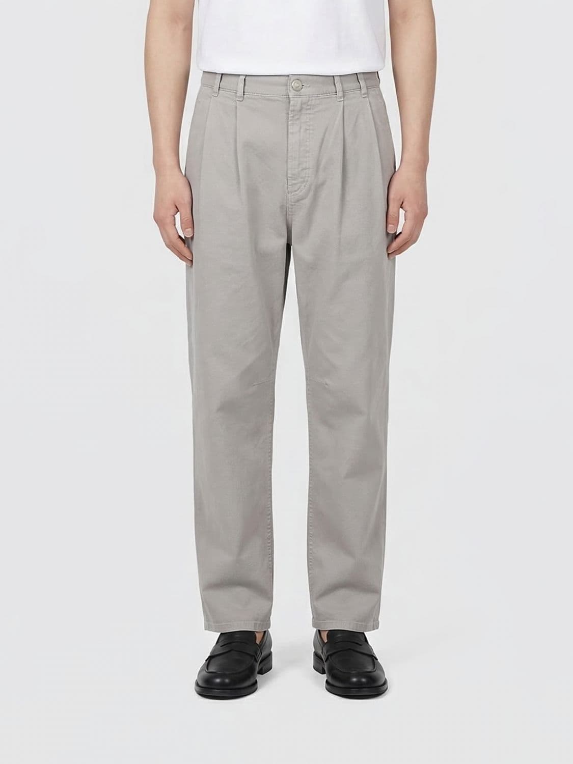 Brunello Cucinelli Stretch Cotton Wide Leg Trousers