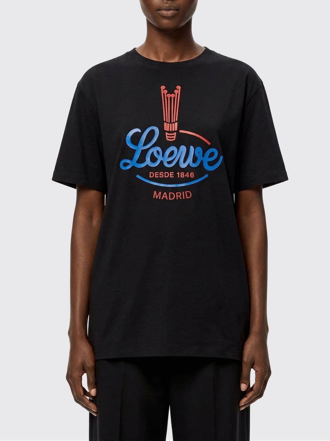 Loewe Cotton T-shirts with Logo