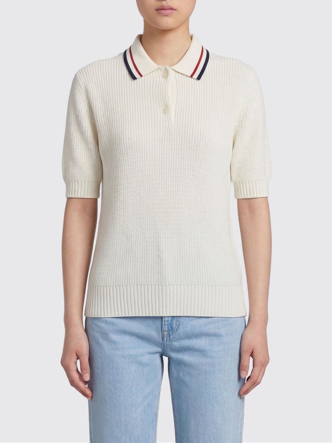 Brunello Cucinelli Cotton Knit Polo Shirt