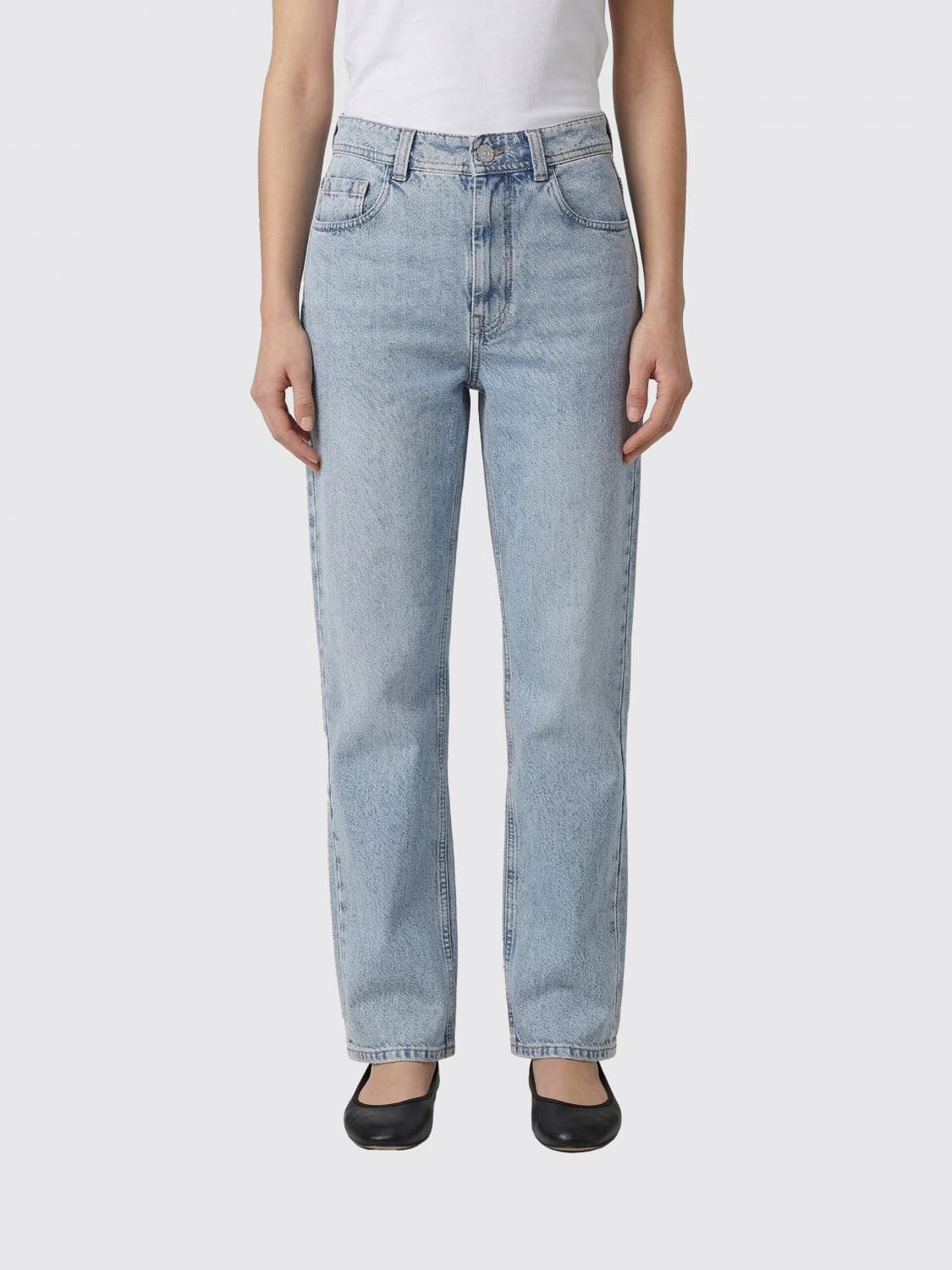 Brunello Cucinelli Straight Cotton Denim Jeans