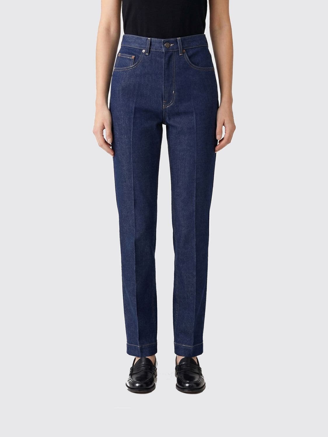 Chloé Slim Fit Cotton Denim Jeans