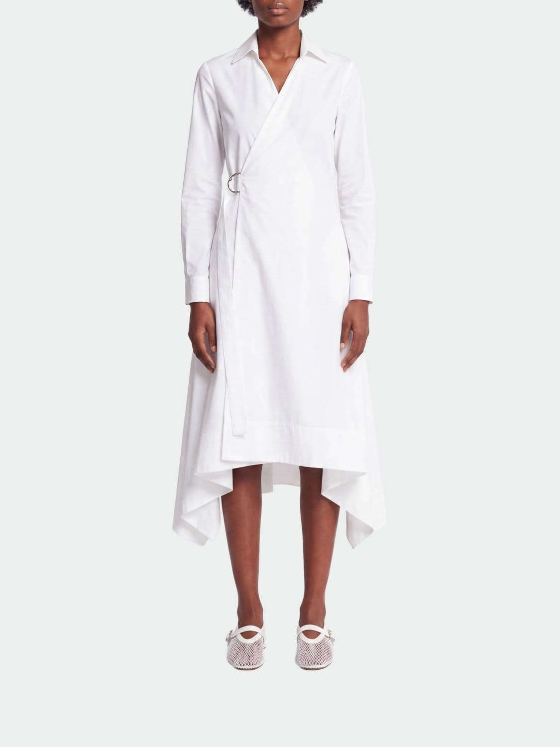 Loewe Stretch Cotton Wrap Dress