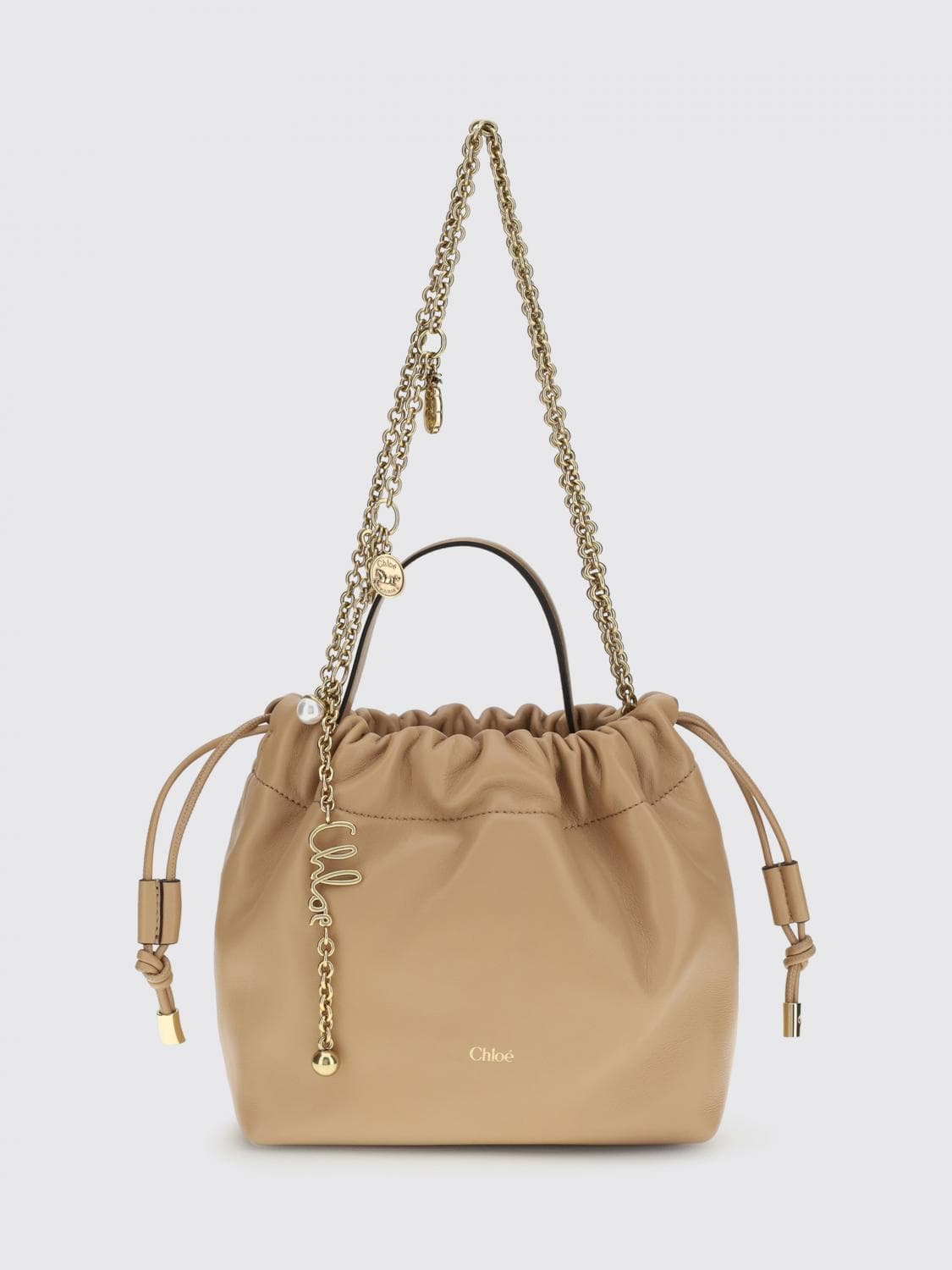 Chloé Icons Mini Nappa Leather Bucket Bag