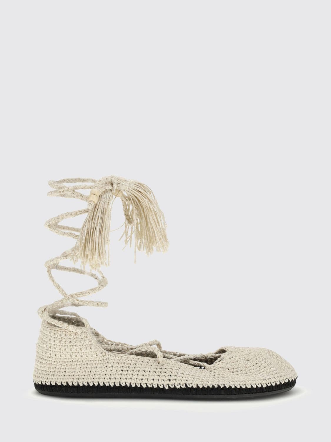 Alanui Sound Of The Sea Crochet Knit Ballerina