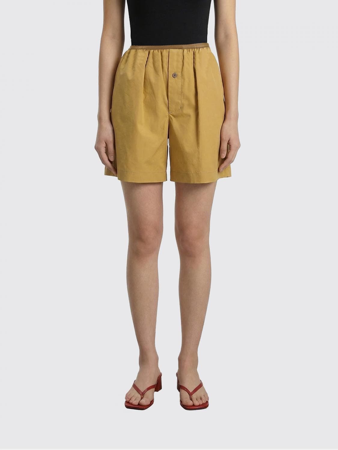 Lemaire Shorts in Cotton and Silk
