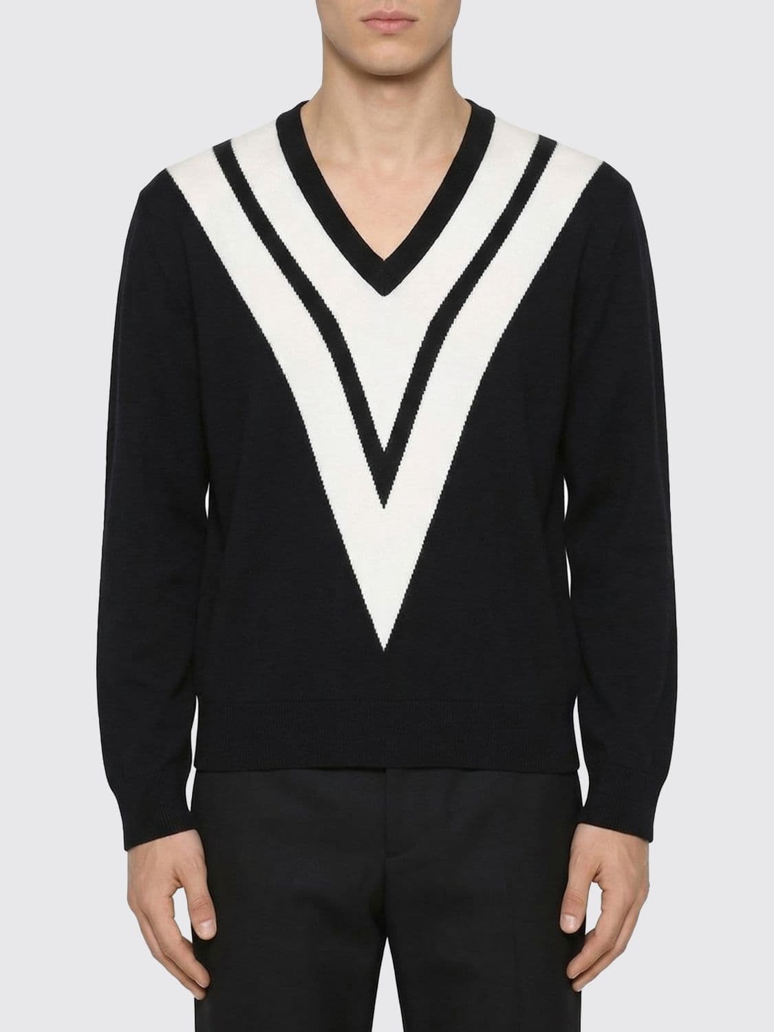 Valentino Wool V-Neck Sweater