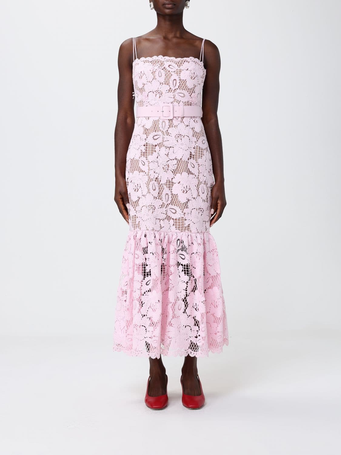 Self-Portrait Lace Midi Dress