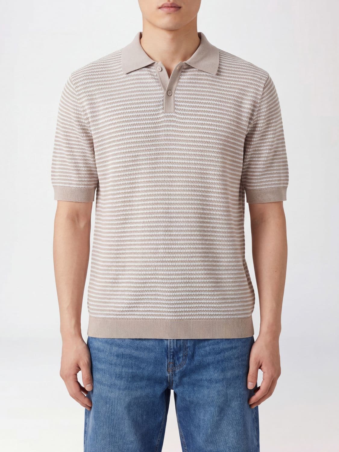 Ballantyne Knitted Polo Shirt