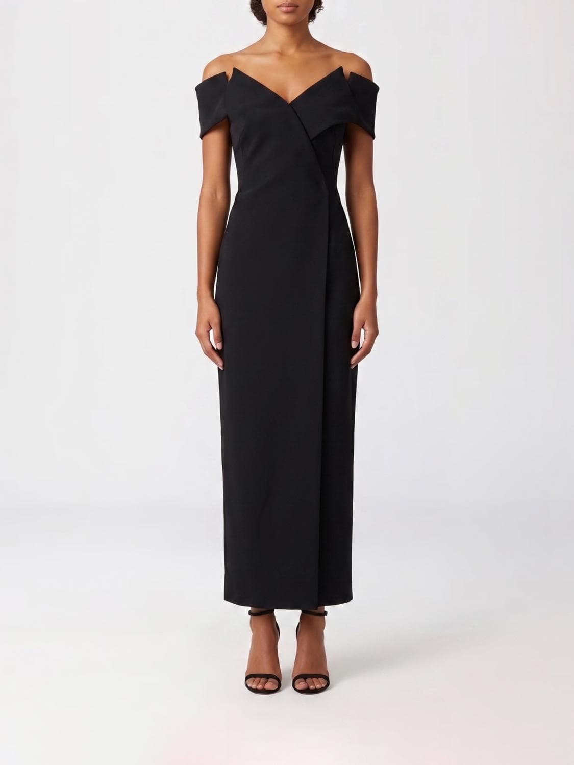Khaite Crêpe Midi Dress