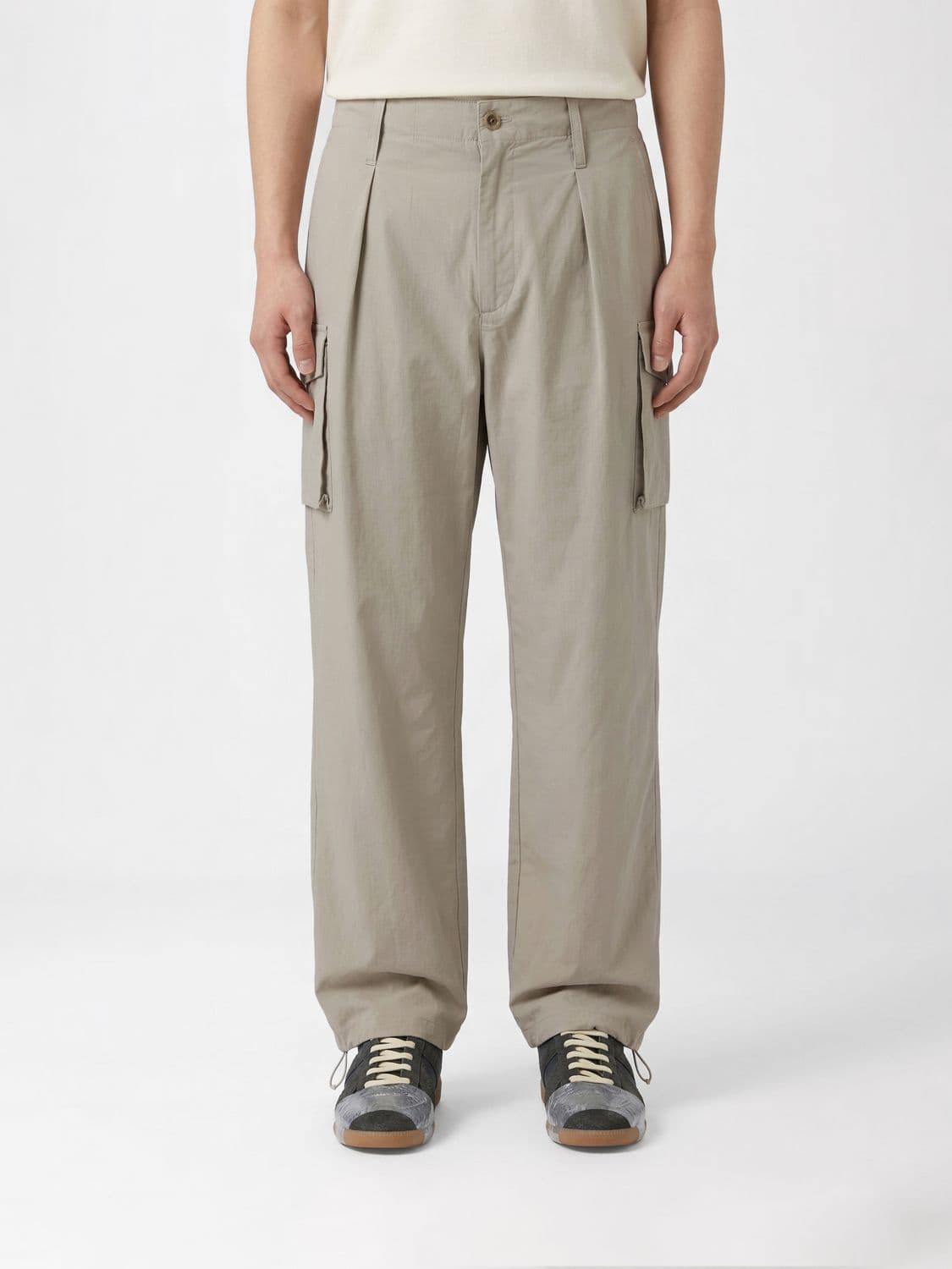 Maison Margiela Cotton blend cargo trousers