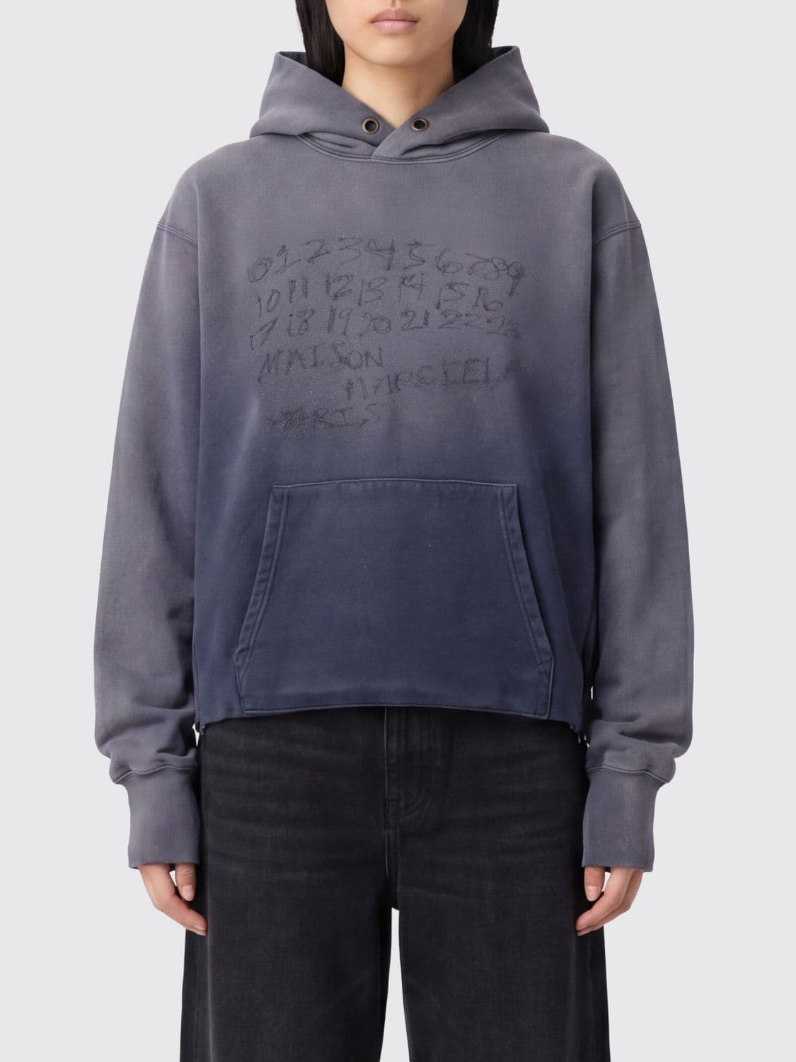 Maison Margiela Logo cotton hoodie