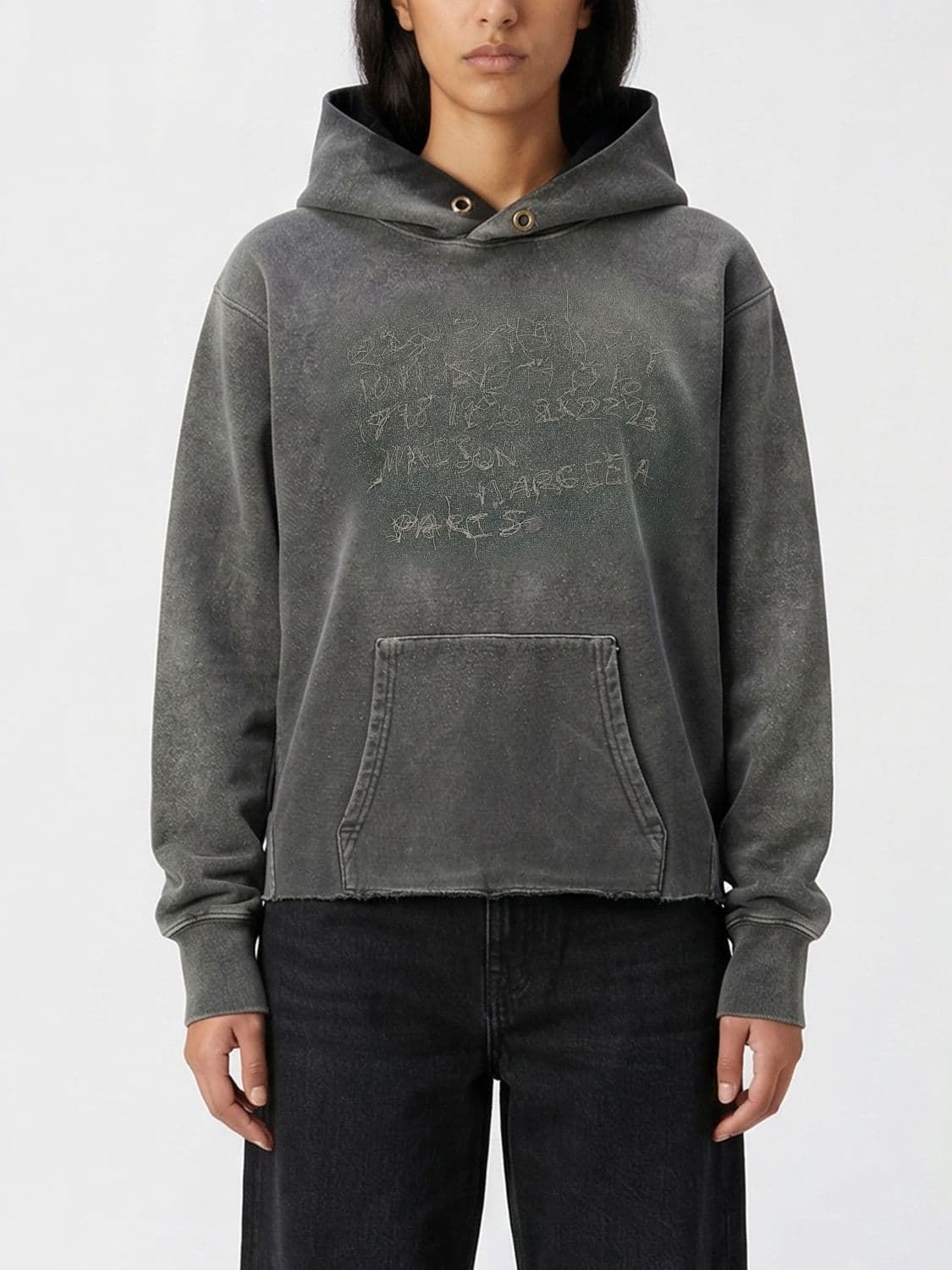 Maison Margiela Logo cotton hoodie