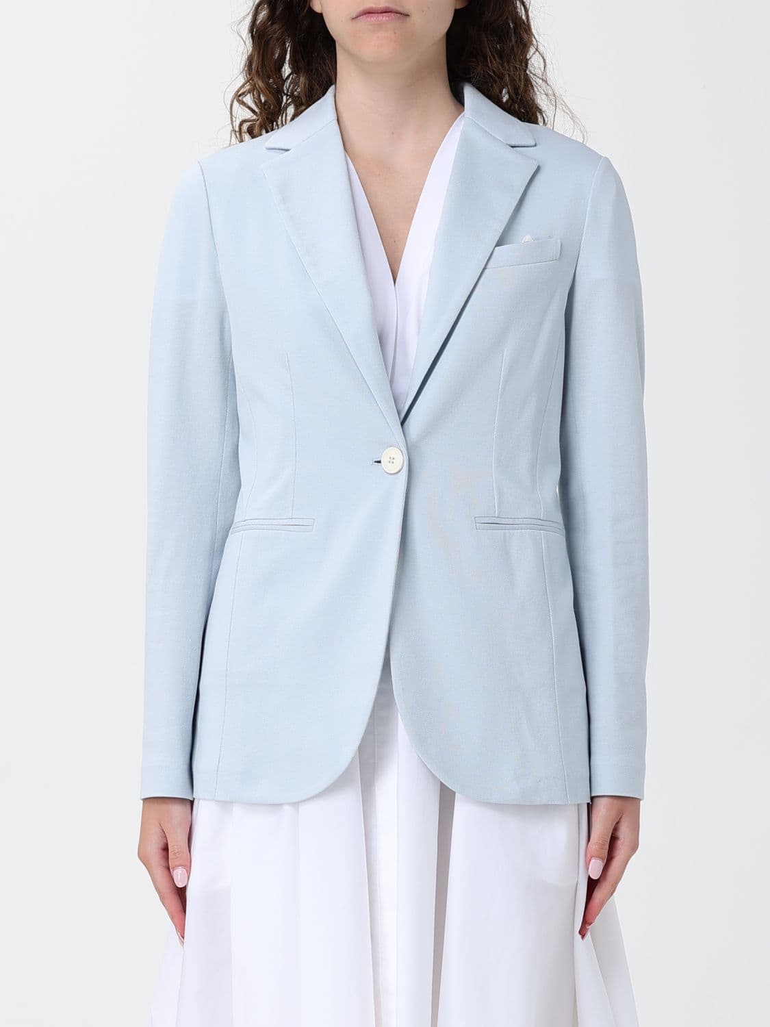 Circolo 1901 Cotton Single Breasted Blazer