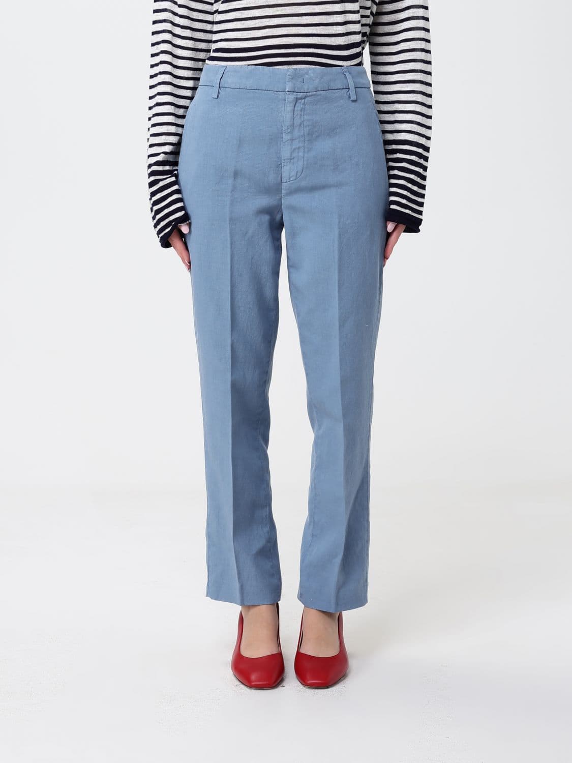 Dondup Cropped Cotton Trousers