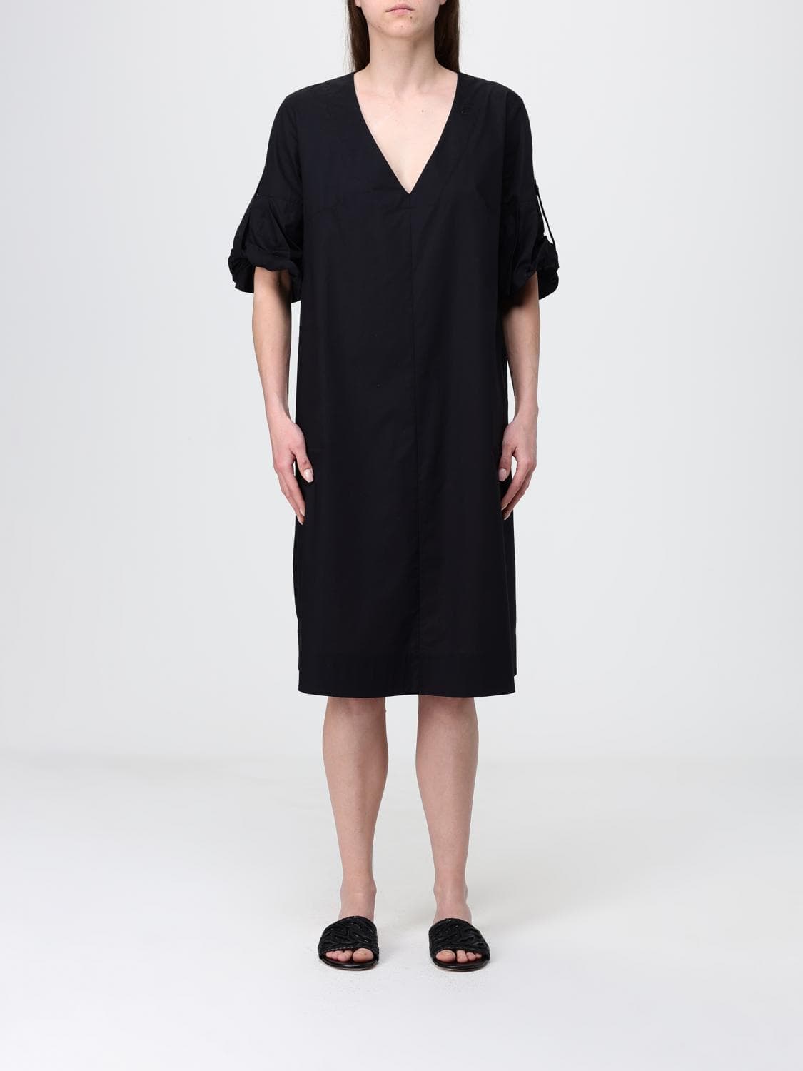 Fay Stretch cotton midi dress
