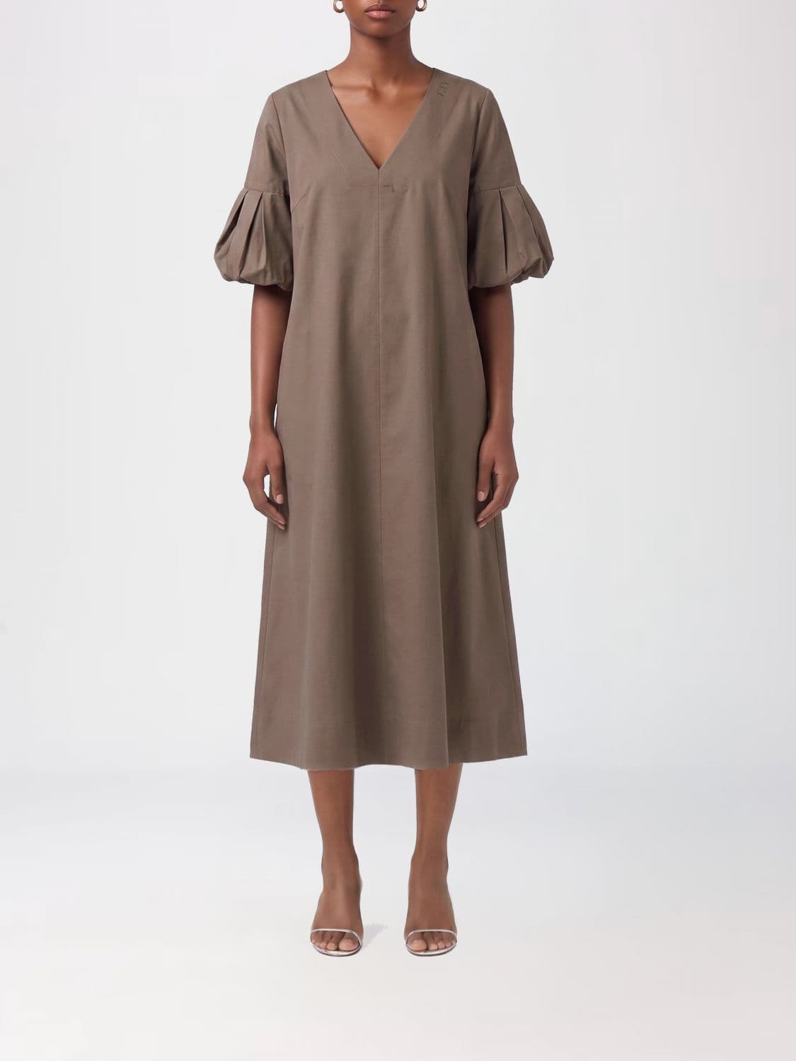 Fay Stretch cotton midi dress