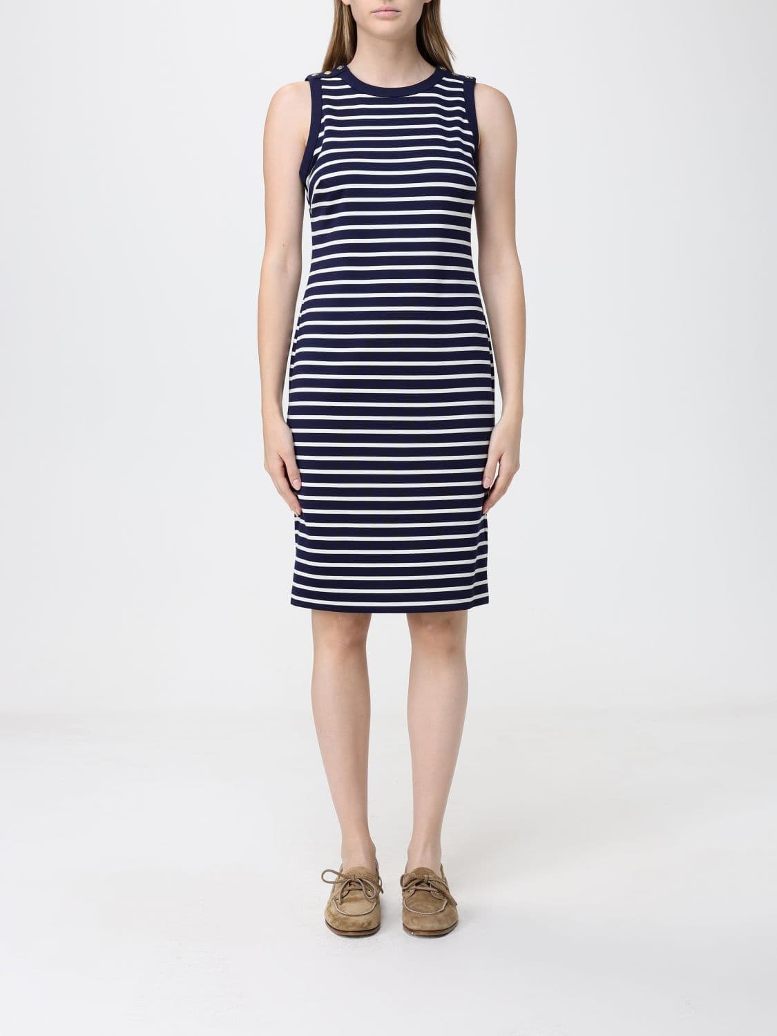Ralph Lauren Striped Jersey Mini Dress