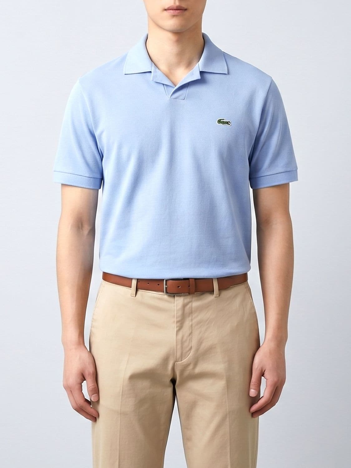 Lacoste Cotton Polo Shirt with Mini Logo