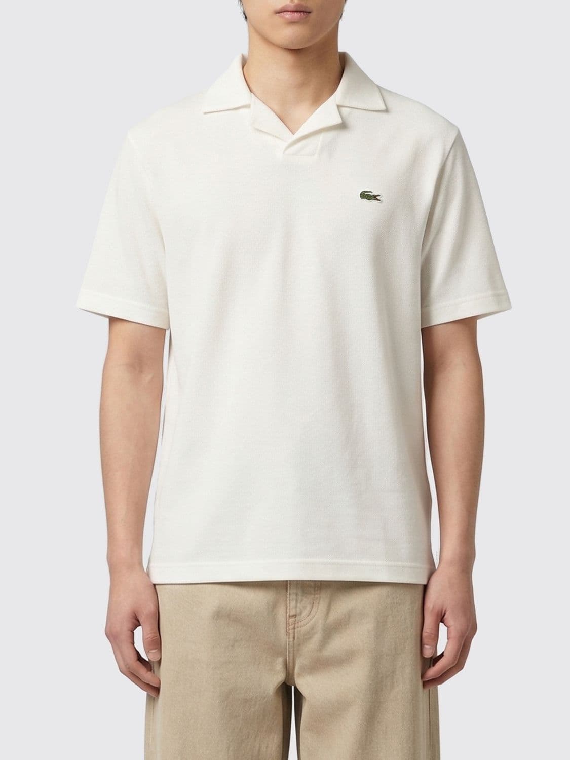 Lacoste Cotton Polo Shirt with Mini Logo