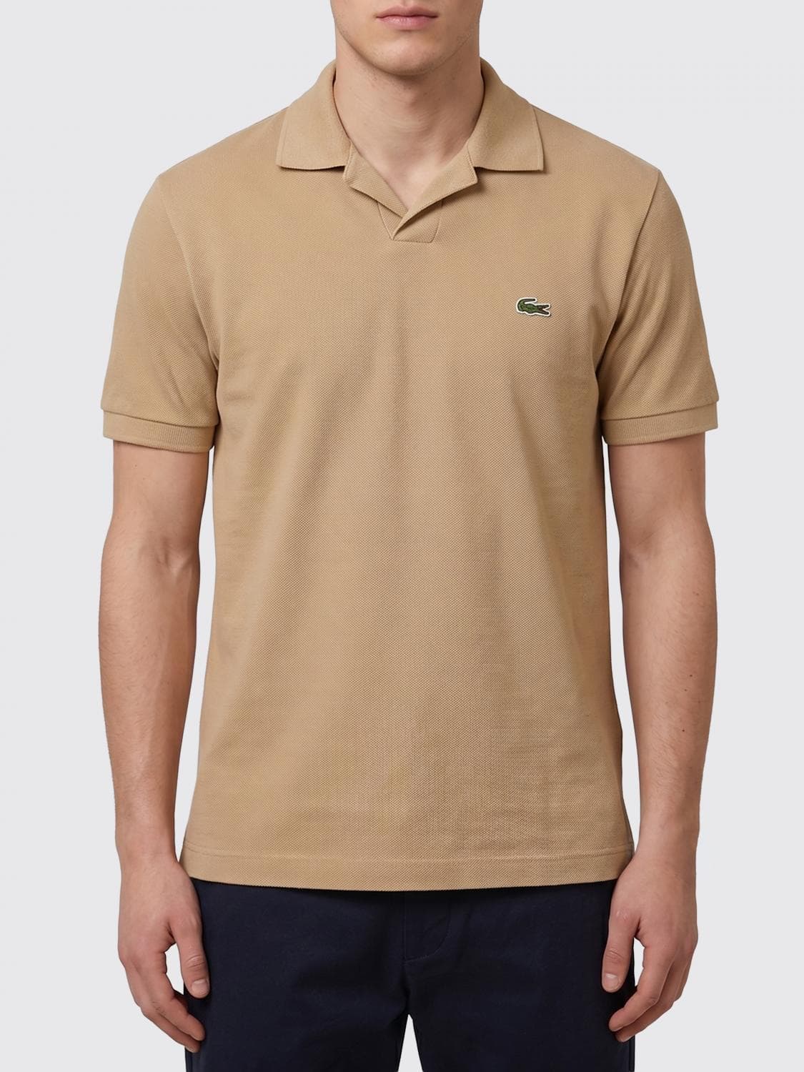 Lacoste Cotton Polo Shirt with Mini Logo