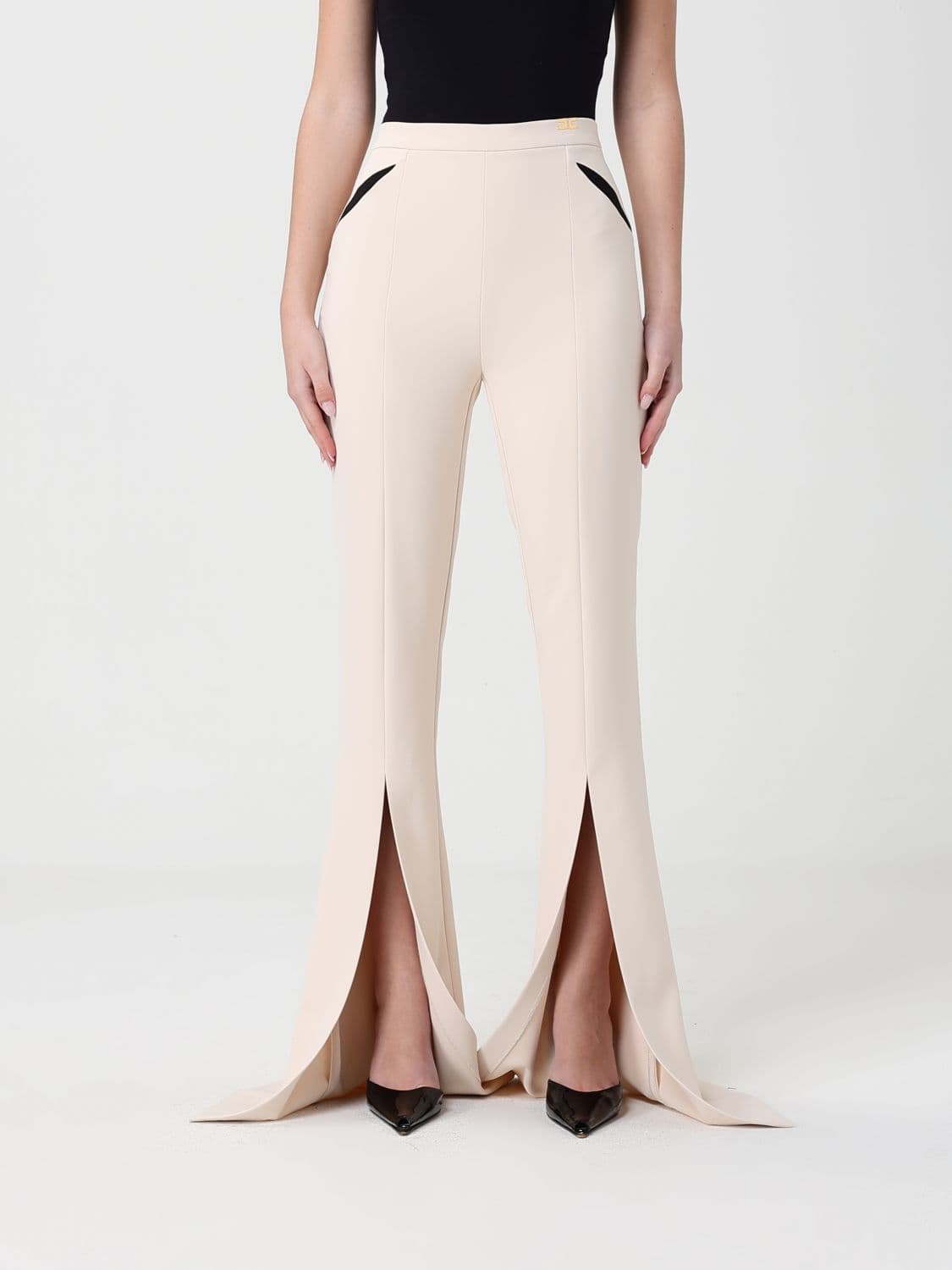 Elisabetta Franchi Crêpe Trousers