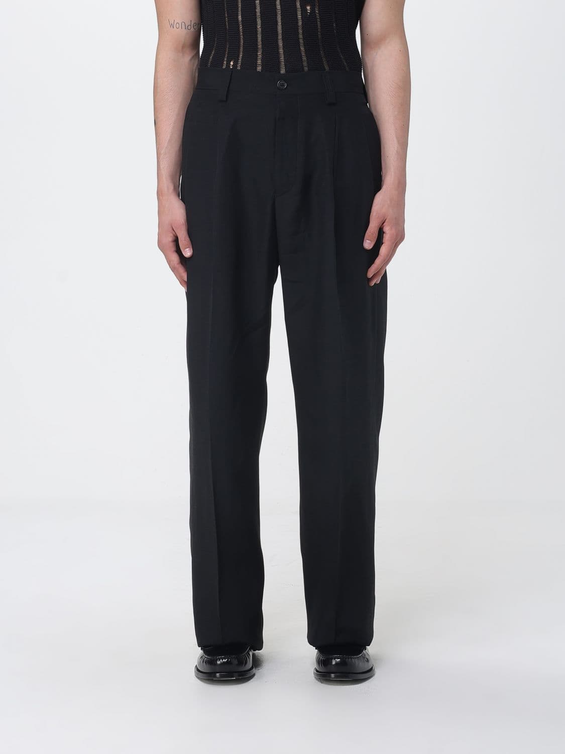 Laneus Wide Leg Trousers in Linen