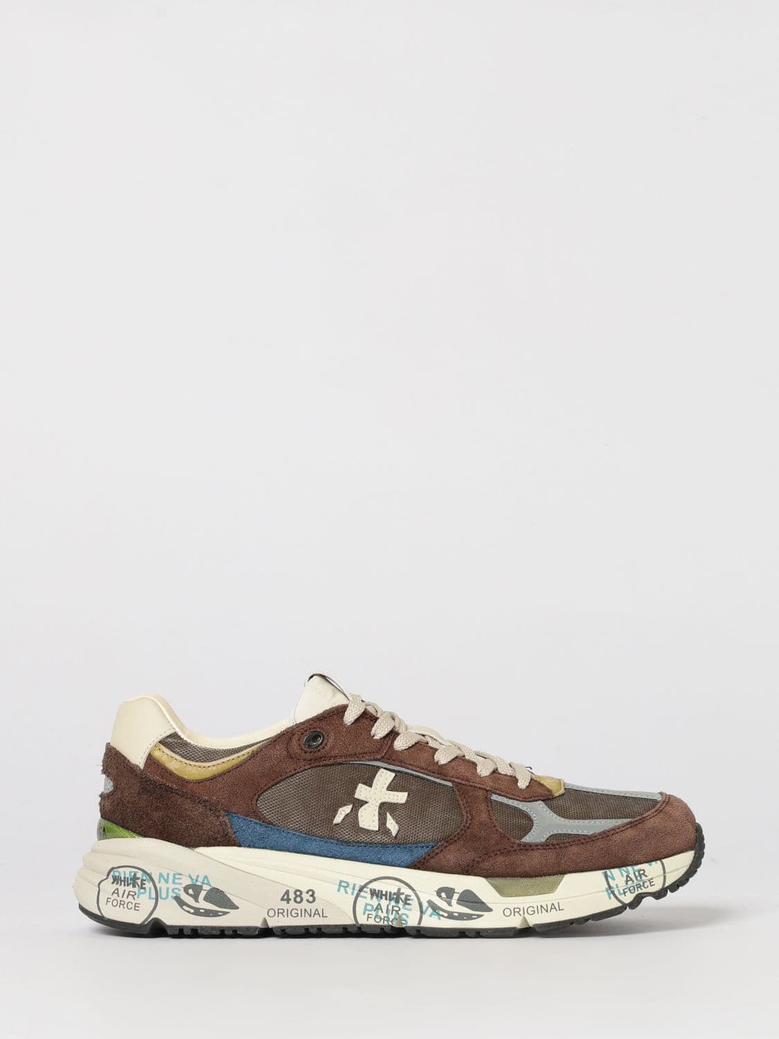 Premiata Mase Suede and Canvas Sneakers · 40